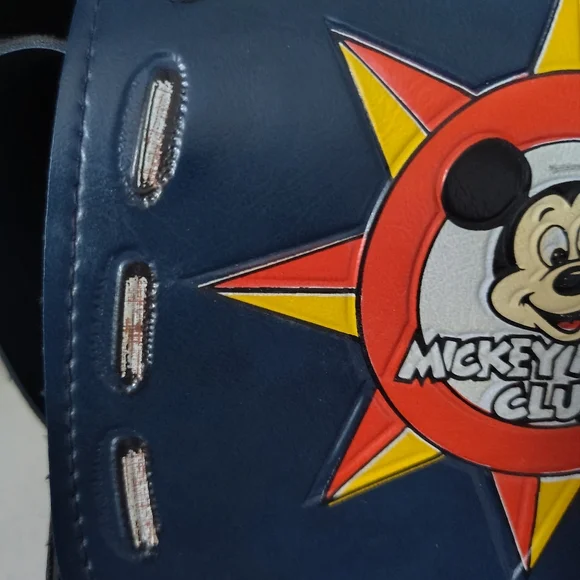 🏰Vintage Walt Disney Productions Faux Leather Mickey Mouse Club Child's Purse - Picture 10 of 15